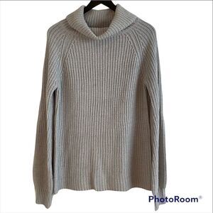 Heart & Crush Gray Cowl Neck Sweater